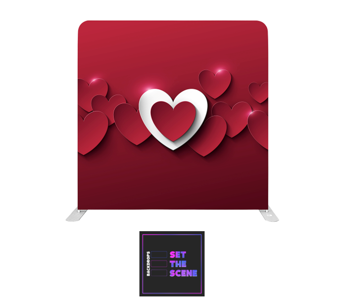 Valentines Pillowcase Backdrop Cover