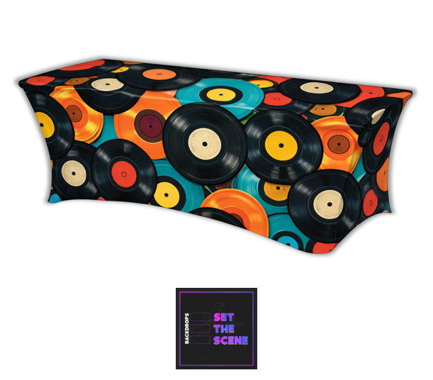 Vinyl Lycra Table Cover